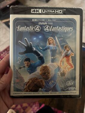 Marvel The Fantastic 4 4K Ultra HD Blu-ray - Blue, White
